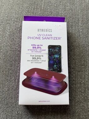 HoMedics UV-Clean Phone Sanitizer - Purple
